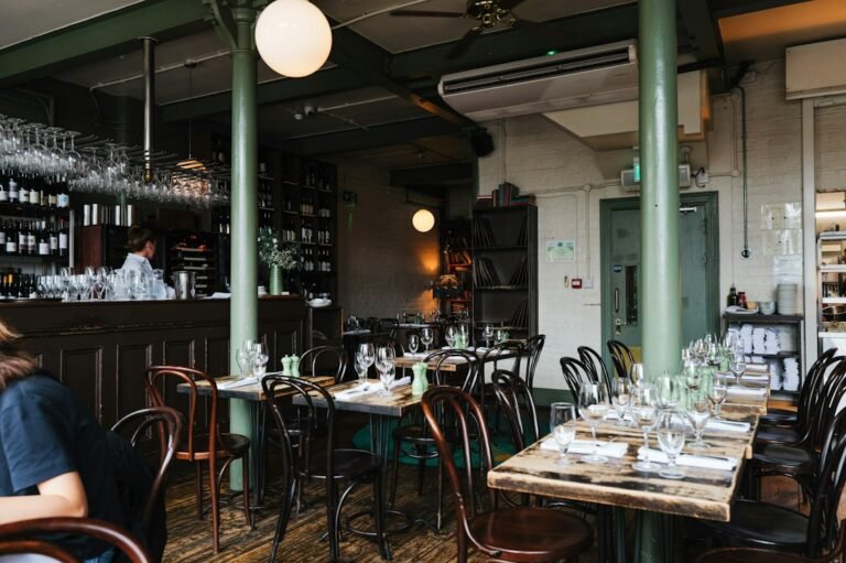 Illustrative restaurant dining room, not Garvan's Gastropub