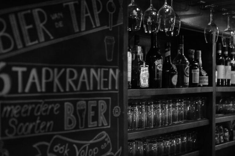 Illustrative taproom interior, not a photograph of Newburgh Brewing