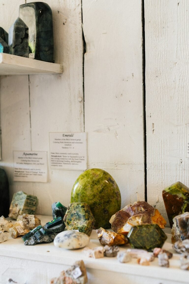 Illustrative crystals and stones, not Crystal Connection in Wurtsboro